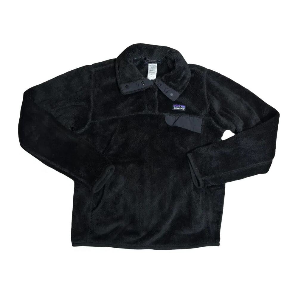 Patagonia Women's Re-Tool Snap-T Pullover Small Black